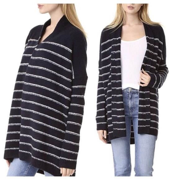 Vince Stripe Cardigan Size Extra Small - Picture 1 of 11
